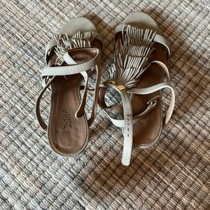 Chloe fringe sandals
